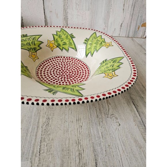 M bagwell simply Xmas tree centerpiece bowl serving large decor - Picture 6 of 7
